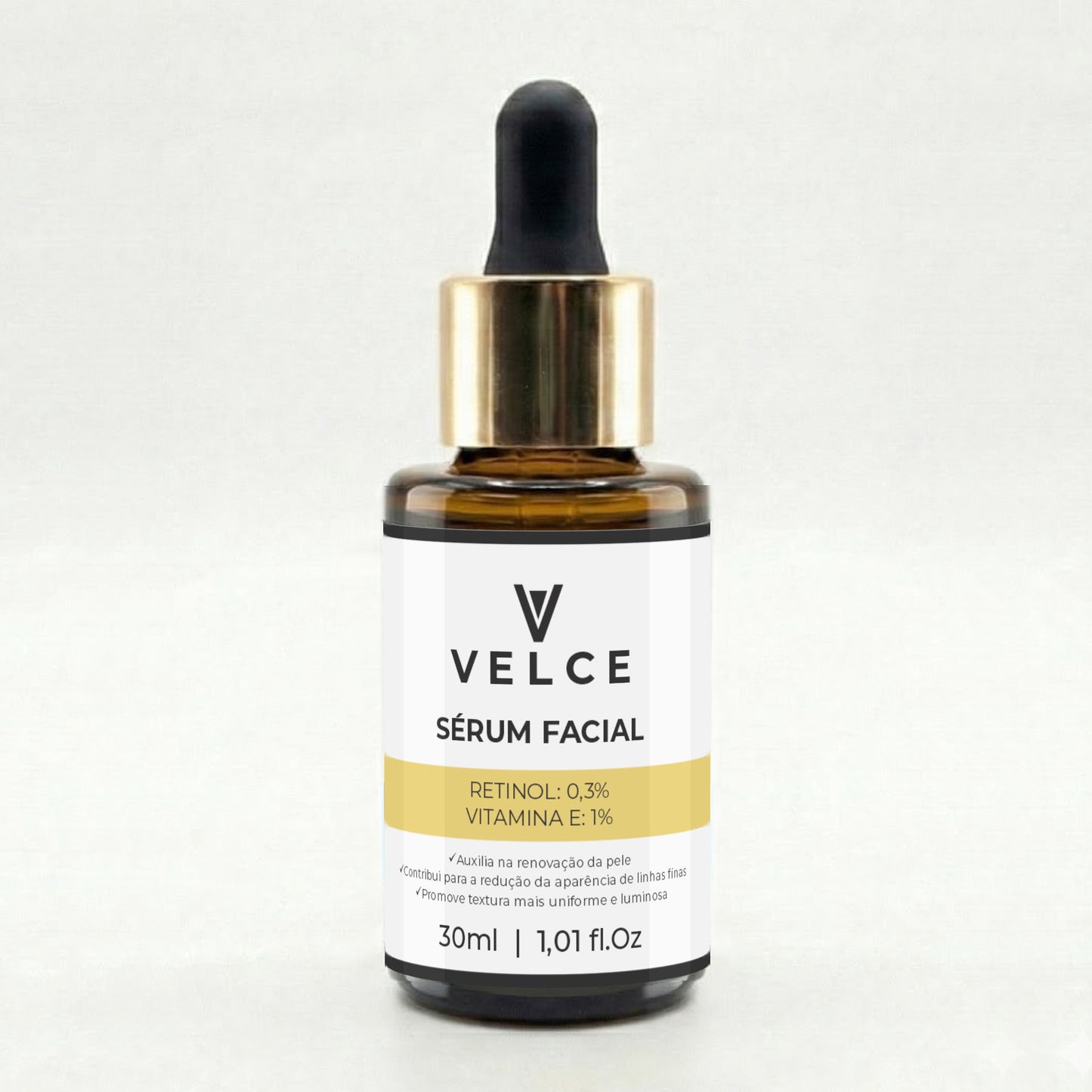 Sérum Facial Velce – Retinol 0,3% + Vitamina E 1%