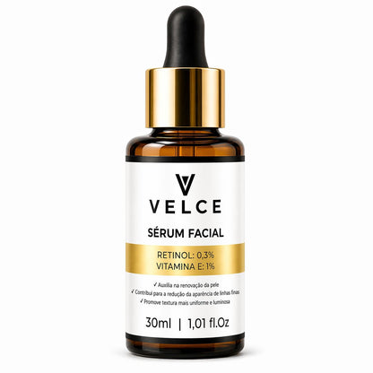 Sérum Facial Velce – Retinol 0,3% + Vitamina E 1%