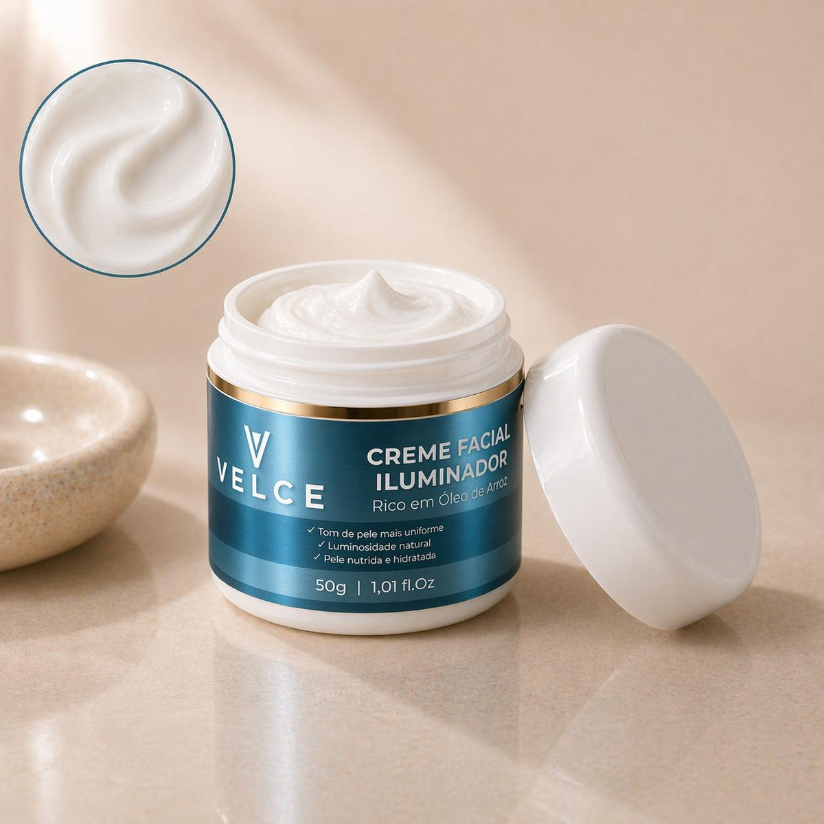 Creme Facial Iluminador Velce