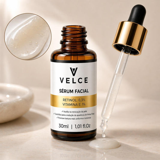 Sérum Facial Velce – Retinol 0,3% + Vitamina E 1%
