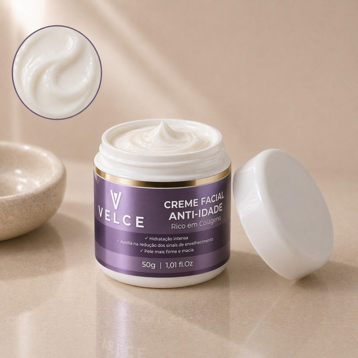 Creme Facial Anti-idade Velce