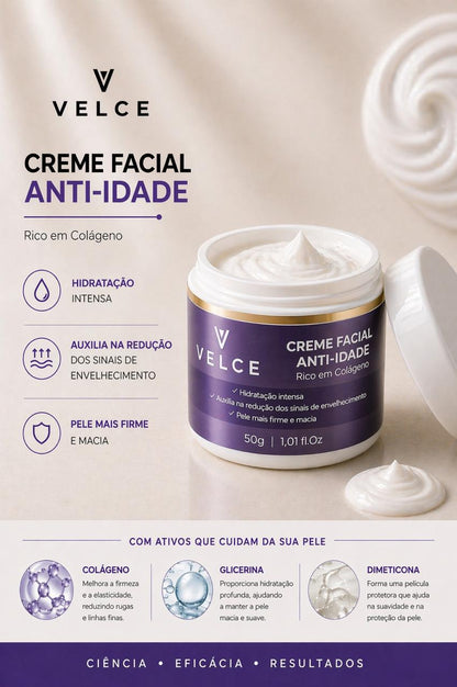 Creme Facial Anti-idade Velce